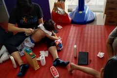 PIASTM Certified Therapist working on a child